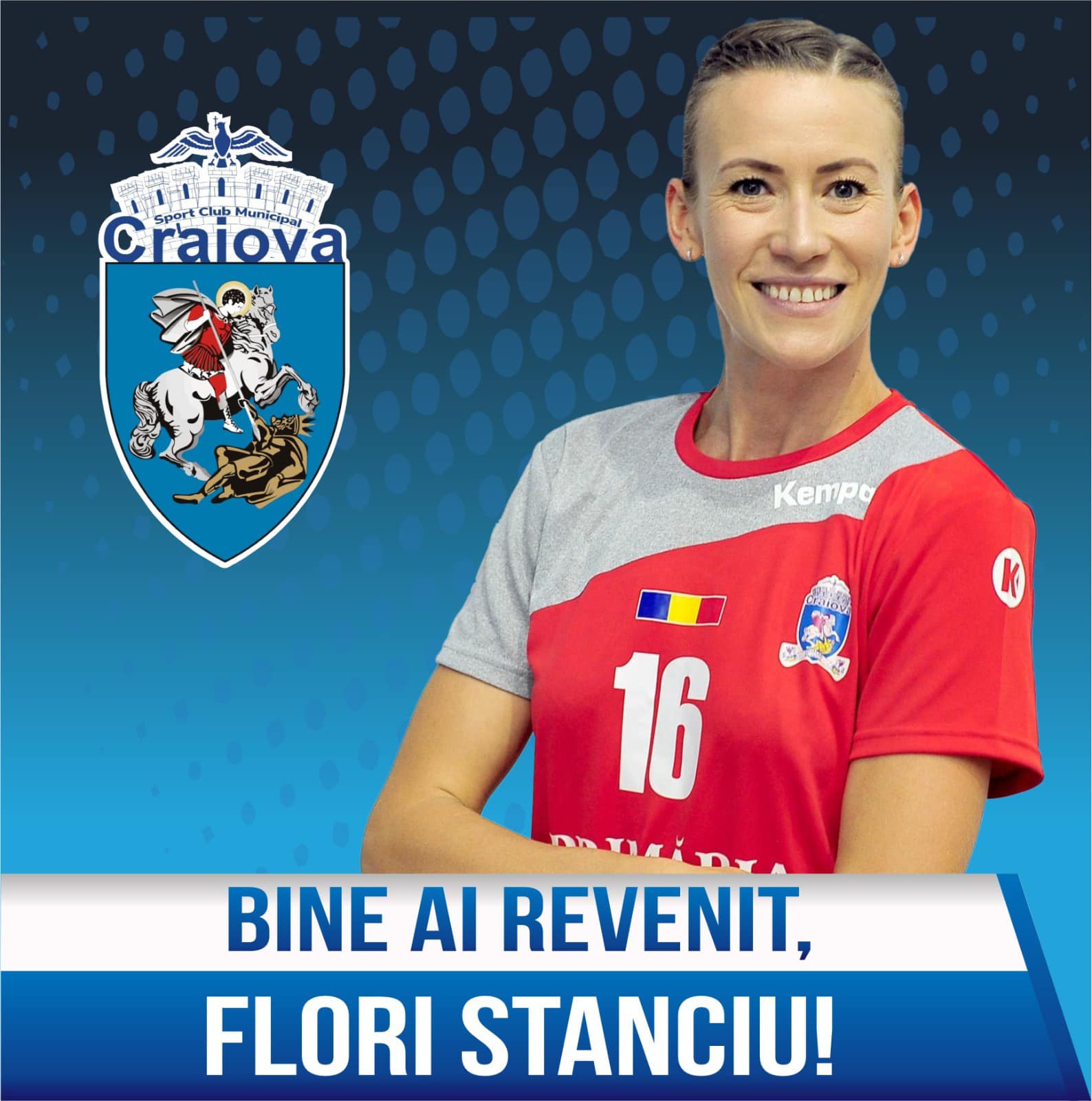 Florentina Stanciu se alătură staff-ului tehnic al echipei de handbal feminin SCM Universitatea Craiova!