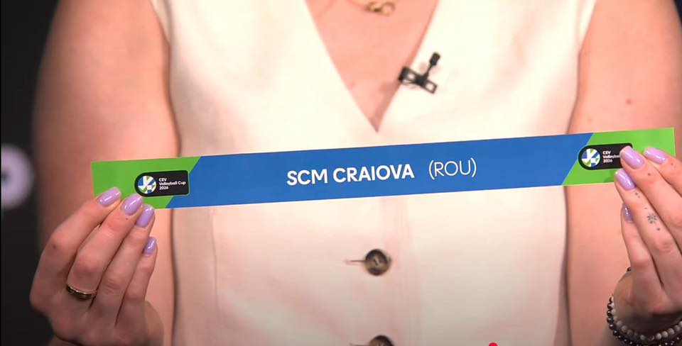 SCM Universitatea Craiova își cunoaște adversara din primul tur al CEV Cup! 