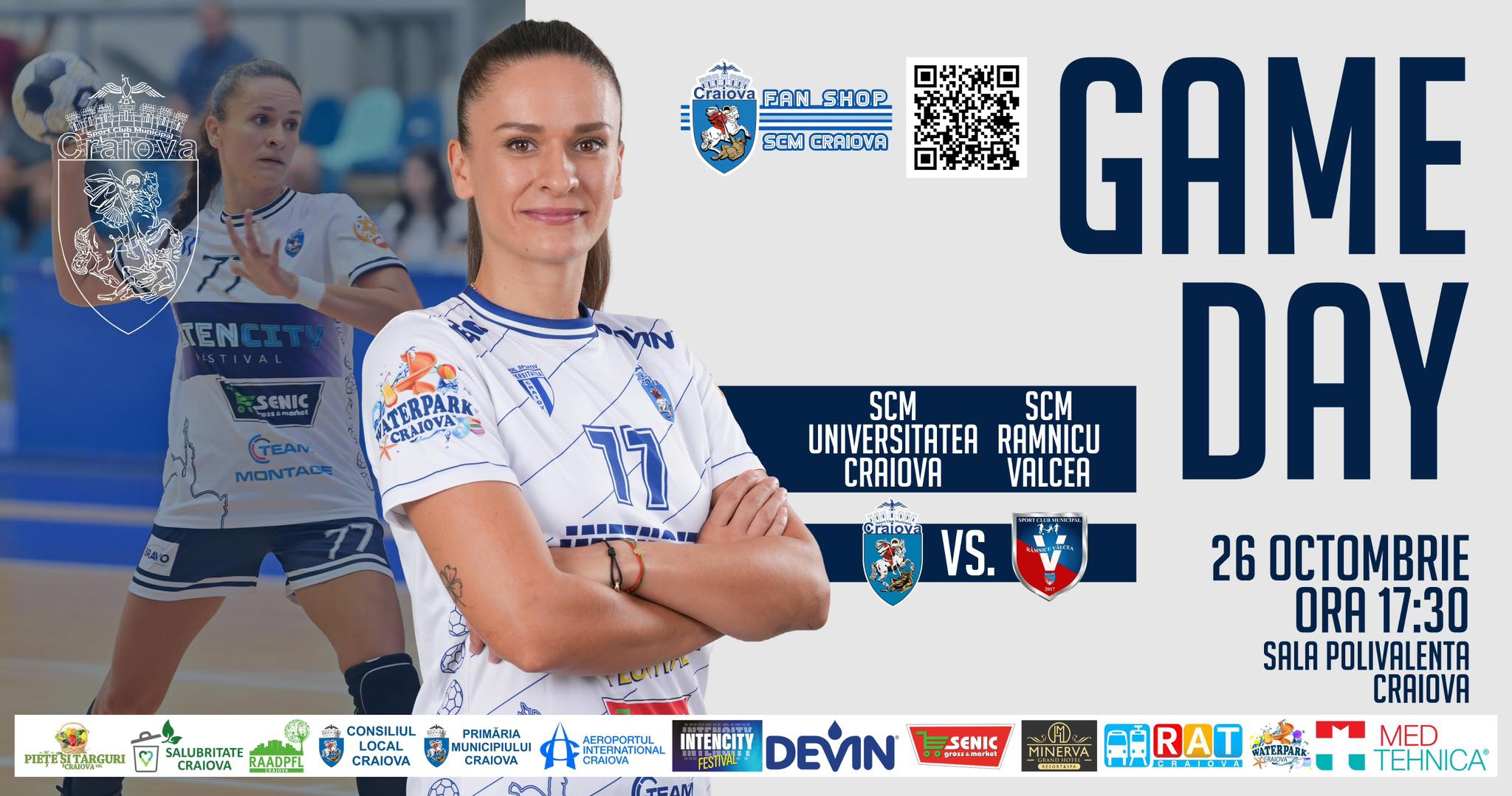 Duminica, SCM Universitatea Craiova intalneste  formația SCM Râmnicu Vâlcea, in Sala Polivalenta