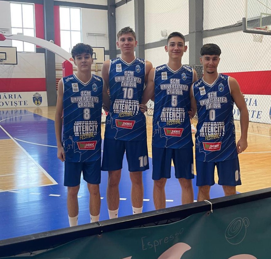 Patru jucători de la SCM Universitatea Craiova, convocați la selecția națională pentru FIBA U16 EuroBasket 2026