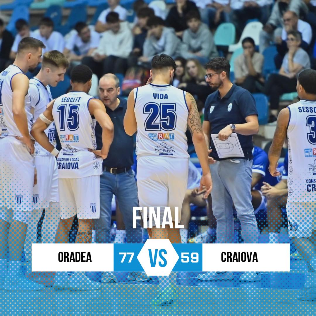 CSM Oradea – SCMU Craiova 77–59