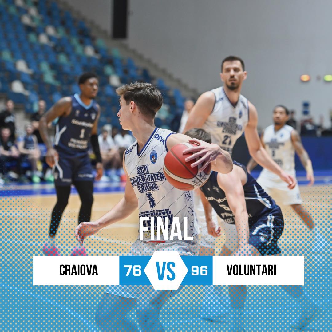 Înfrângere cu CSO Voluntari: 76–96