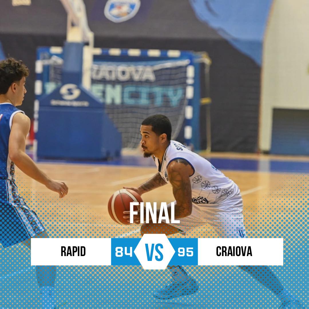 Victorie de senzație pentru SCMU Craiova în deplasare la Rapid București! 95–84