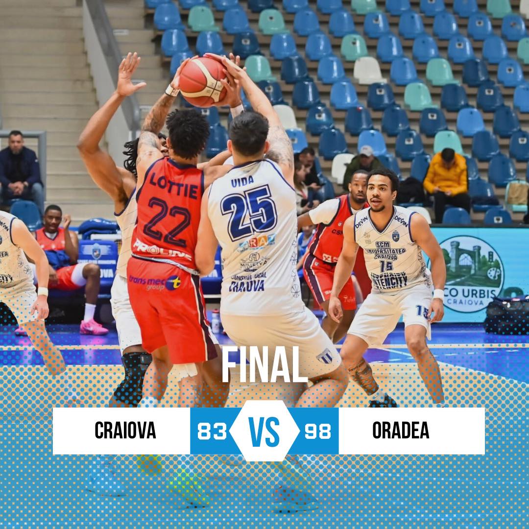 Cedăm în fața forței Oradiei, în ciuda eforturilor lui Leggett și Sessions