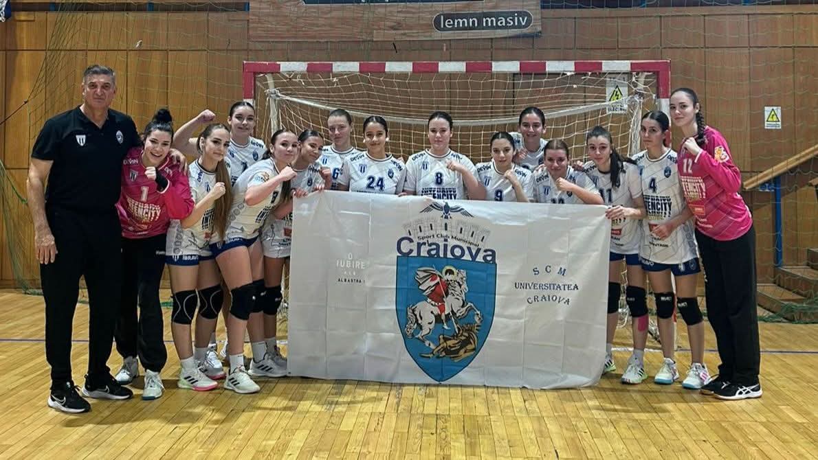 Junioarele II de la SCM Universitatea Craiova, victorie categorică împotriva Piteștiului