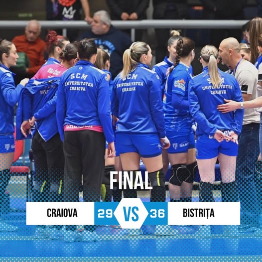 Craiova – Bistrița 29-36 | Semifinală Cupă