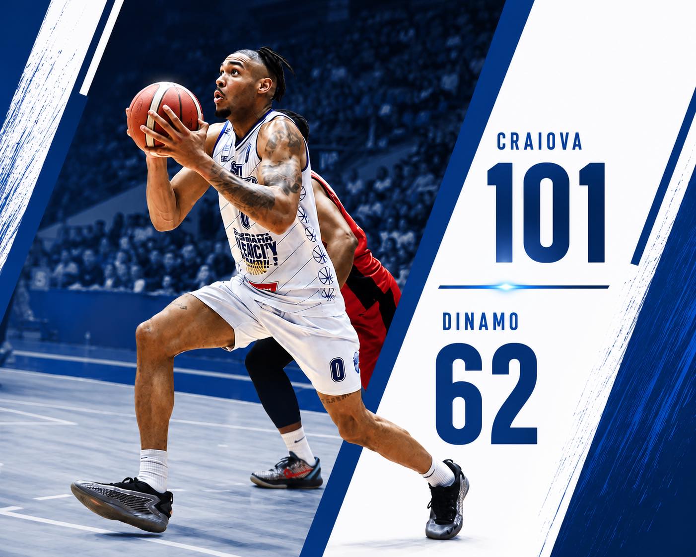 Craiova – Dinamo 101-62 