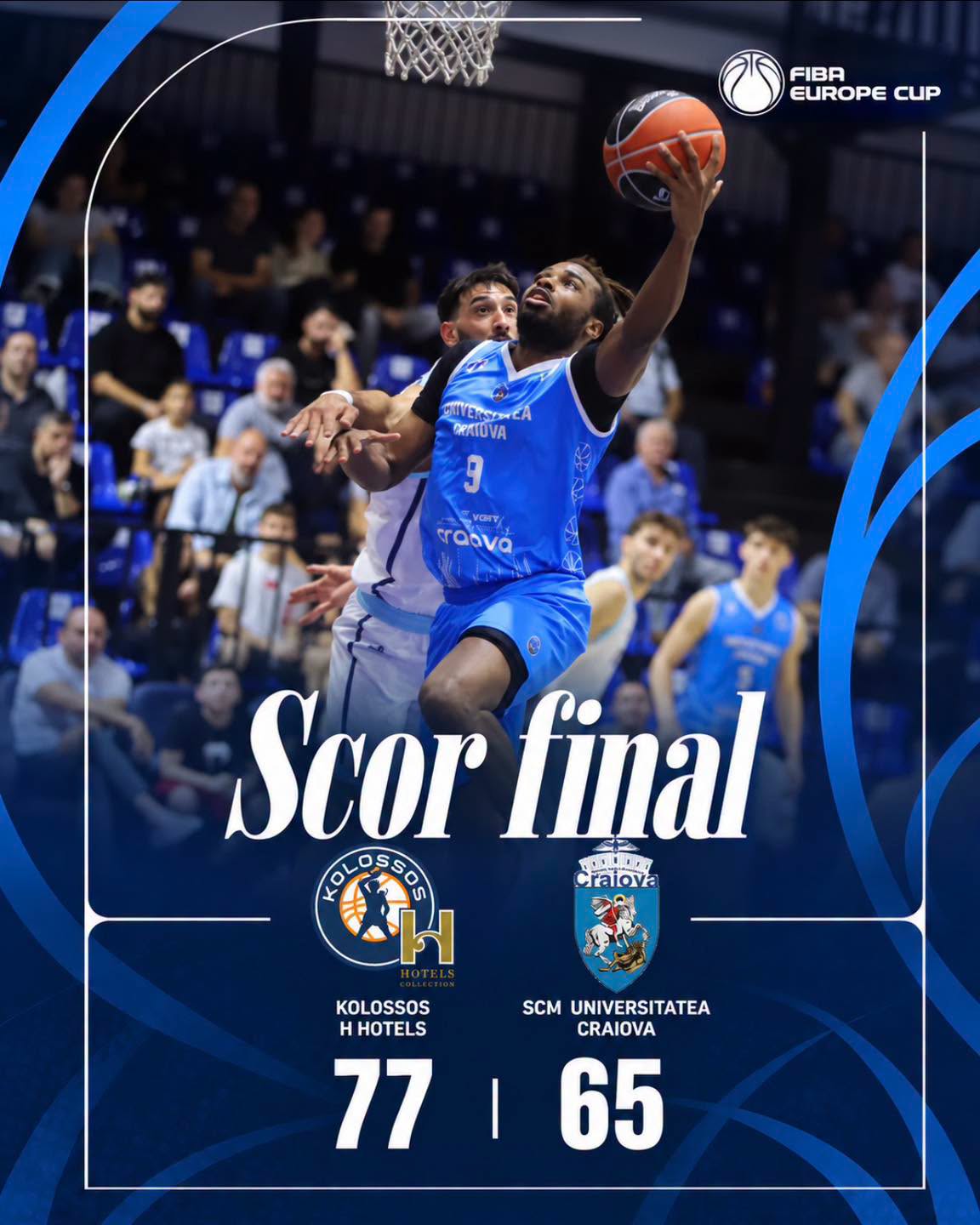 Debut în FIBA Europe Cup: am pierdut la Rodos, dar am arătat că putem fi acolo, la nivel european