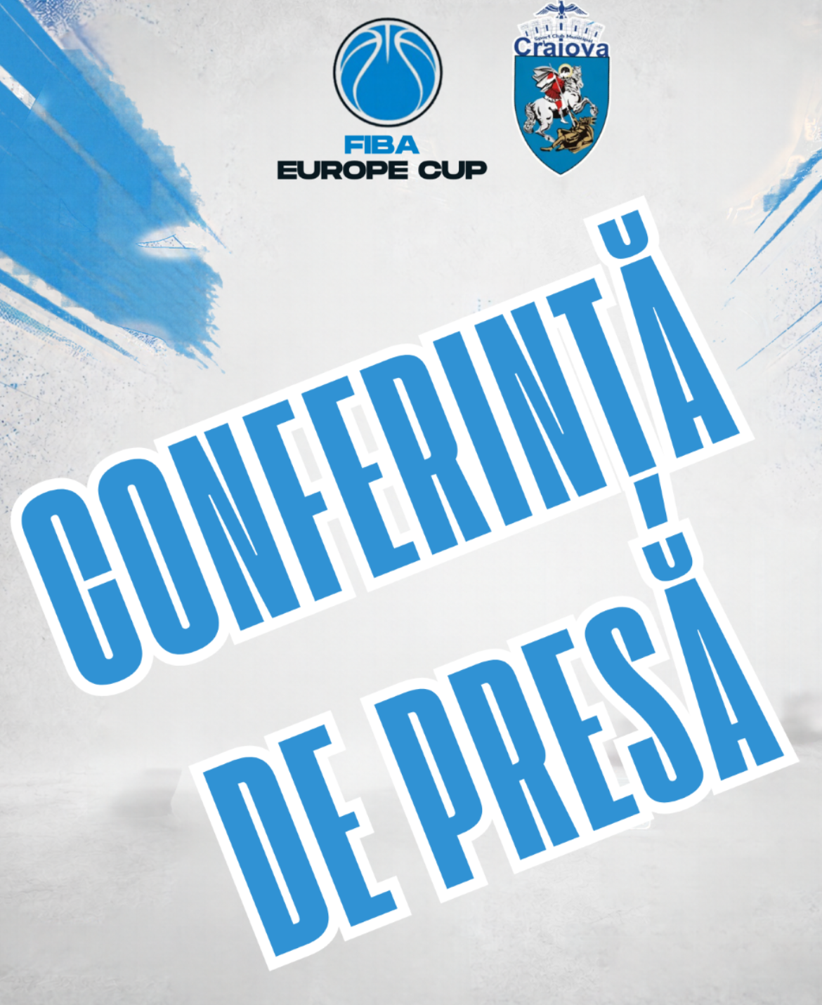 Anunt organizare conferintă de presa
