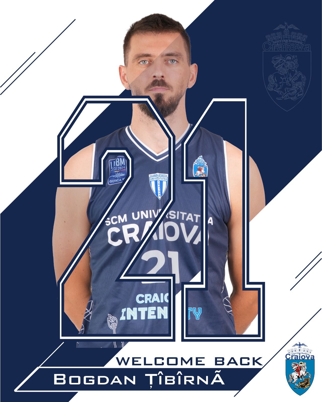 Bogdan Tîbîrnă revine la SCM Craiova