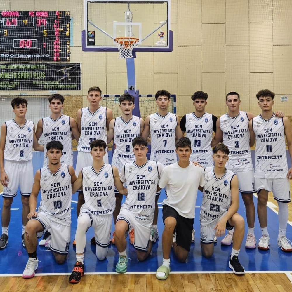 Victorie categorică pentru echipa de baschet U17 ai SCM Universitatea Craiova
