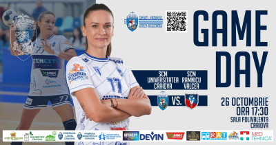 Duminica, SCM Universitatea Craiova intalneste  formația SCM Râmnicu Vâlcea, in Sala Polivalenta