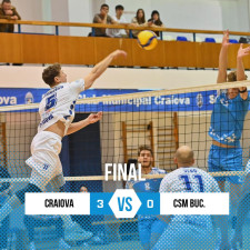 VOLEI / SCM Universitatea Craiova invinge categoric CSM Bucuresti. scor 3-0