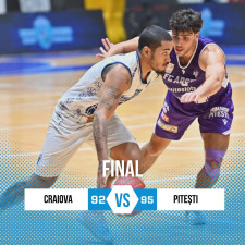 Cupa României – Optimile de finală - SCMU Craiova - FC Argeș Pitești, scor, 92–95