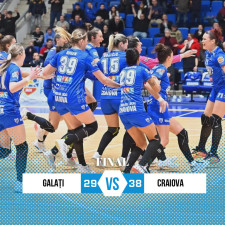 Victorie la Galați! SCM Universitatea Craiova câștigă în Liga Florilor