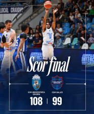 SCM U Craiova revine spectaculos și o învinge pe CSM Galați, scor 108–99