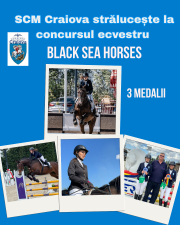 SCM Craiova a strălucit la concursul ecvestru Black Sea Horses