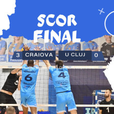 SCM Universitatea Craiova a invins pe U Cluj, scor 3-0 